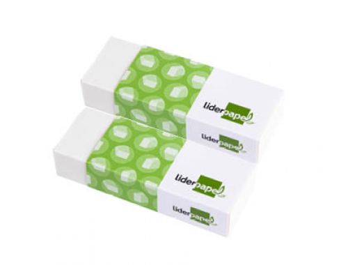 Borracha liderpapel branca unidade , Liderpapel , 74290 , 8423473742901